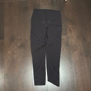 partially mesh leggings